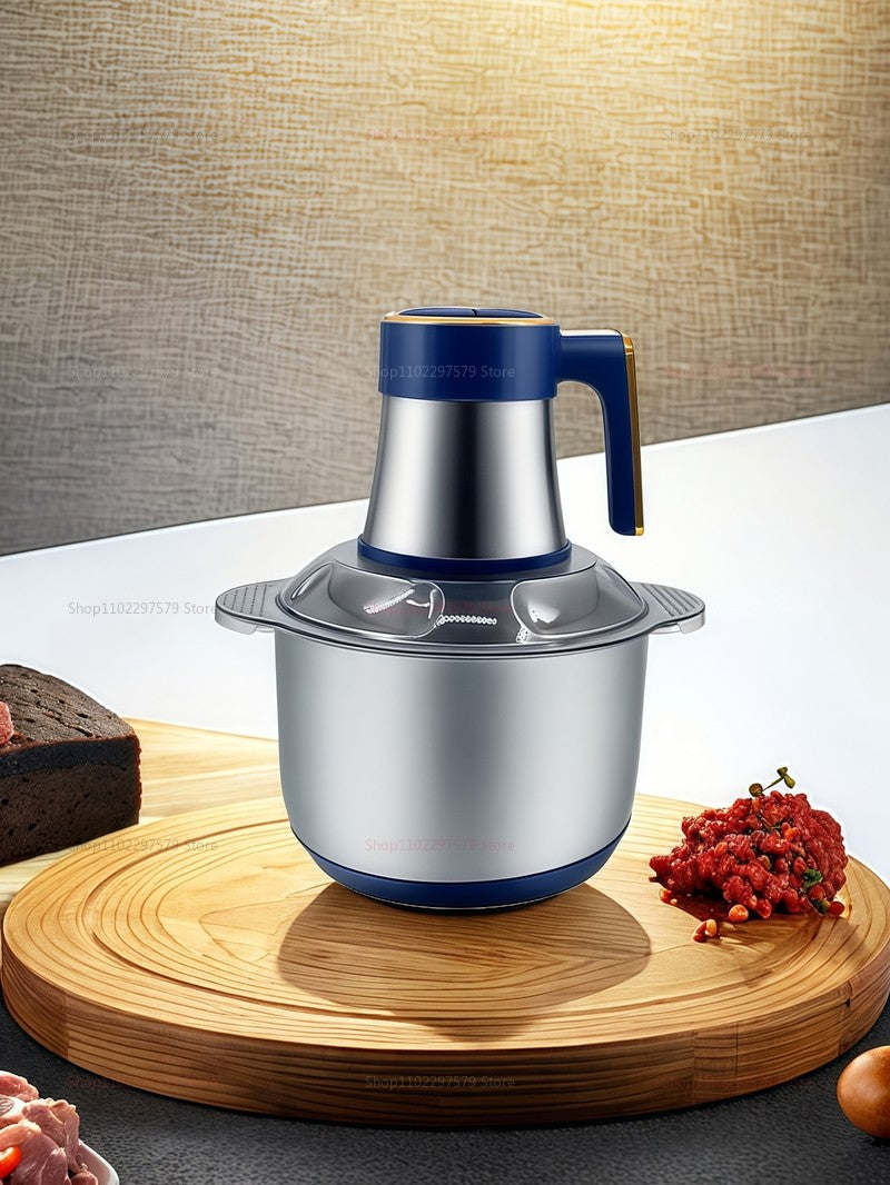 5L Electric Meat Grinders Mixer Machine Stainless Steel Multifunctional Vegetable Slicer Processor Chopper Kitchen Appliances
