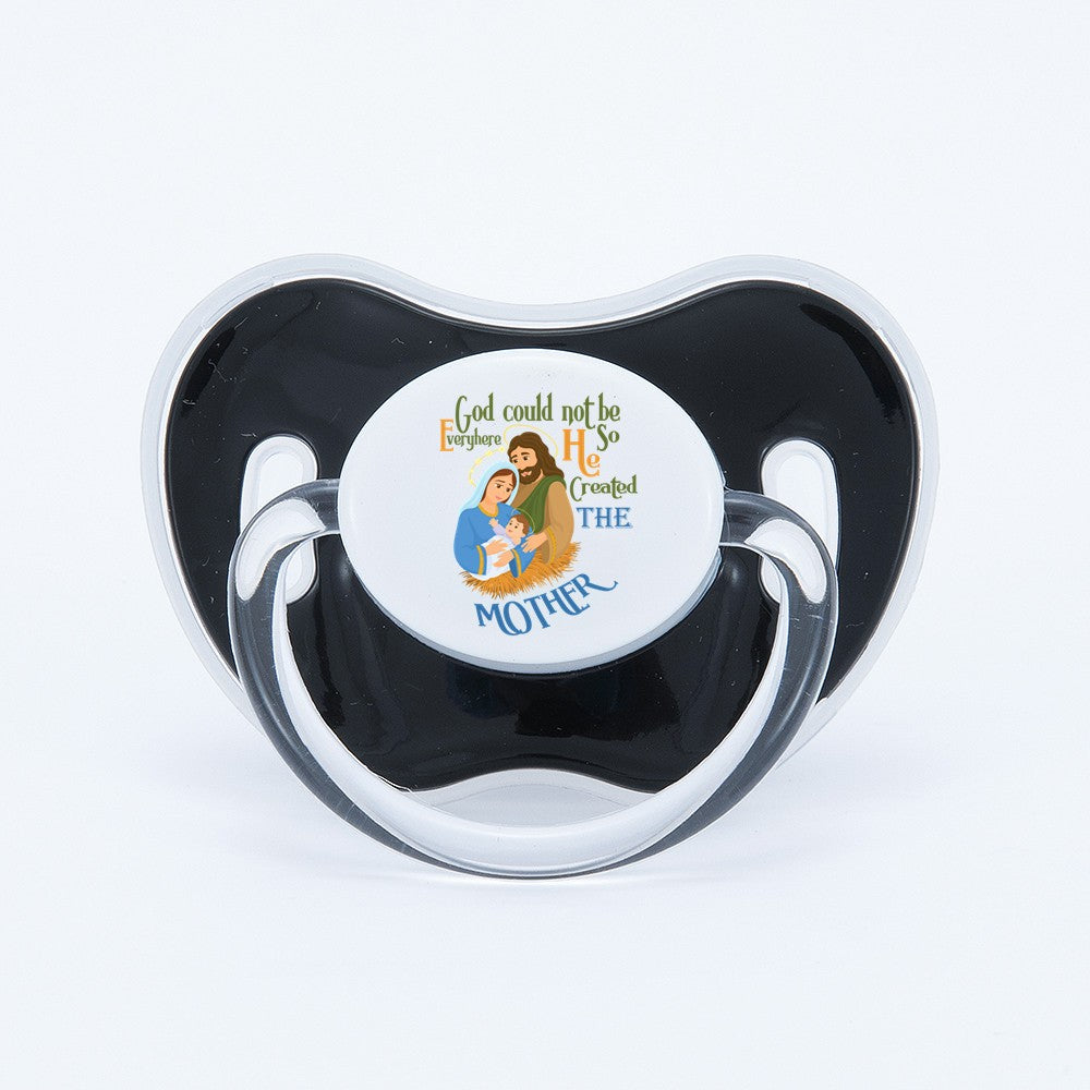 MIYOCAR colorful lovely Jesus mother pacifier dummy BPA free unique gift for new born baby shower