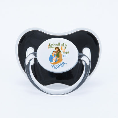MIYOCAR colorful lovely Jesus mother pacifier dummy BPA free unique gift for new born baby shower