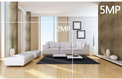 5MP Wired CCTV Analog Security Camera Outside Street Waterproof AHD Dome Video Surveillance Camera BNC XMEYE 4K 5MP AHD DVR View