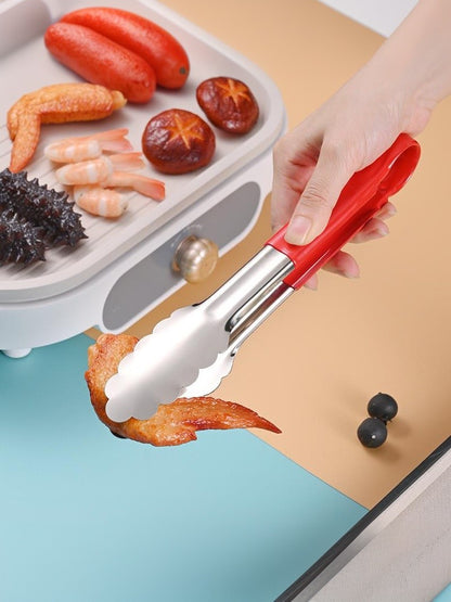 ?CC55?9/12/14inch Stainless Steel Food Clip Kitchen Restaurant Baking Bread Clip Multifunctional Barbecue Clip Steak Clip