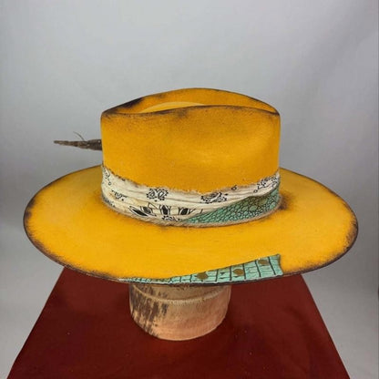 31BB Elegant Homburg Hat Wool Fedoras Flat Wide Brimmed Hat Surprise Gifts Headwear for Vacation Photo Props