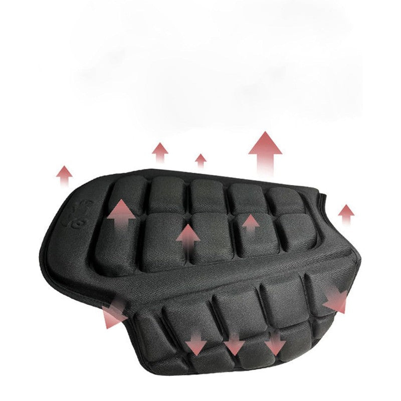 Almofada Universal 3D Conforto de Ar Gel Para Assento de Motocicleta Capa Almofada de Alívio de Pressão Travesseiro de Moto Descompressão Almofada de Resfriamento