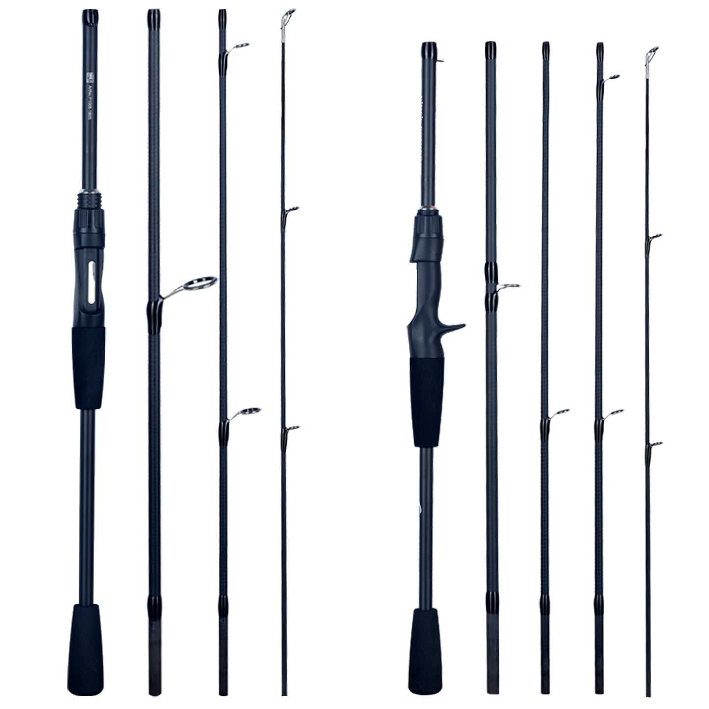 FLENHAI Varas de Pesca de Carbono para Viagem Spinning Baitcasting Mini 1.8~2.4m Peso de Arremesso 5-30g M Ação Rápida Iscas Artificiais Para Varas de Pesca PHISHGER
