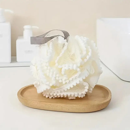 Bathing Flower Foaming Sponge Bubble Wisp for Body Soft Shower Flower Mesh Ball Skin Cleaner Cleaning Tools Bathroom Accessories