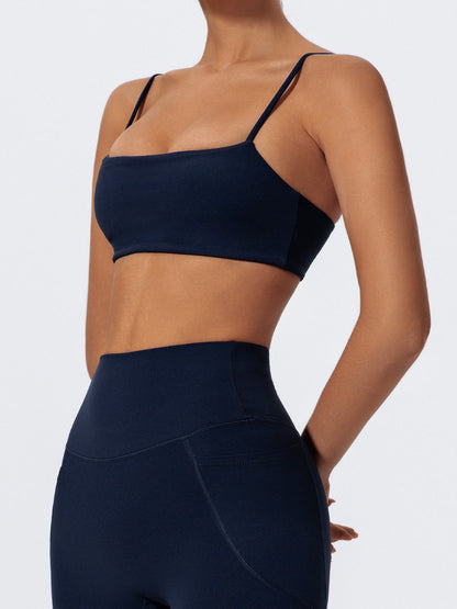 Ctenkevet Sling Yoga Bra Women Gym Workout Push Up Brassiere Female Outdoors Sports Underwear Women Fitness Shockproof Crop Top