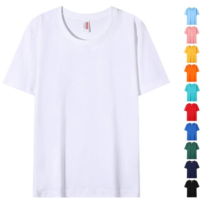 Plain Cotton T Shirts Wholesale High Quality Crew Neck Tshirt Unisex Tee Shirt Blanc White Tshirt For Men Camisetas Masculinas