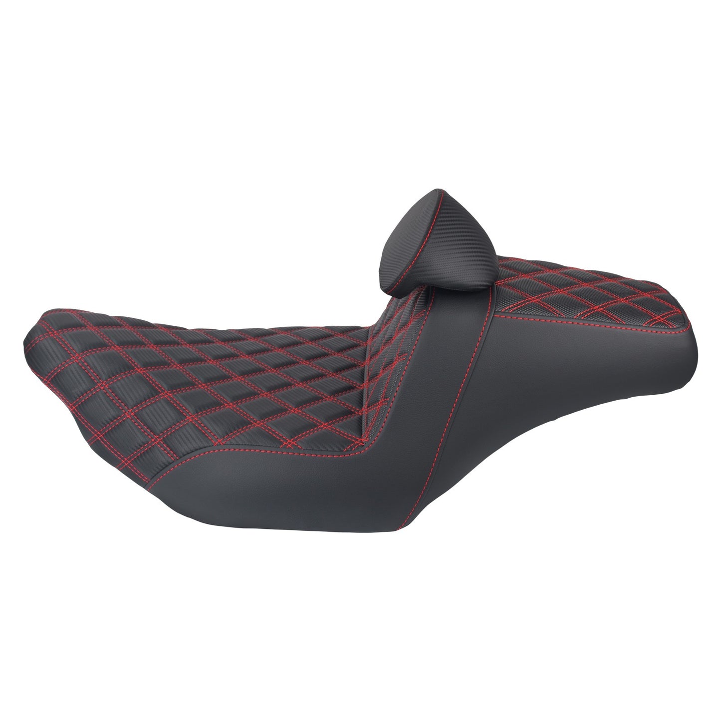 Assento Duplo de Motocicleta com Encosto para Piloto e Passageiro Para Harley Touring FLHR 2024-UP Road Street Glide CVO 2023