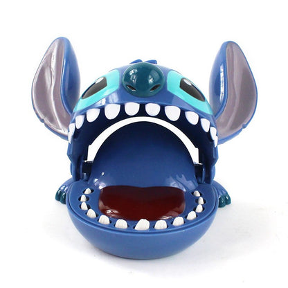 16cm Crocodile Bite Finger Figures Stitch Dentist Push Teeth Funny Game Model Toys Birthday Gifts for Kids Party Toys