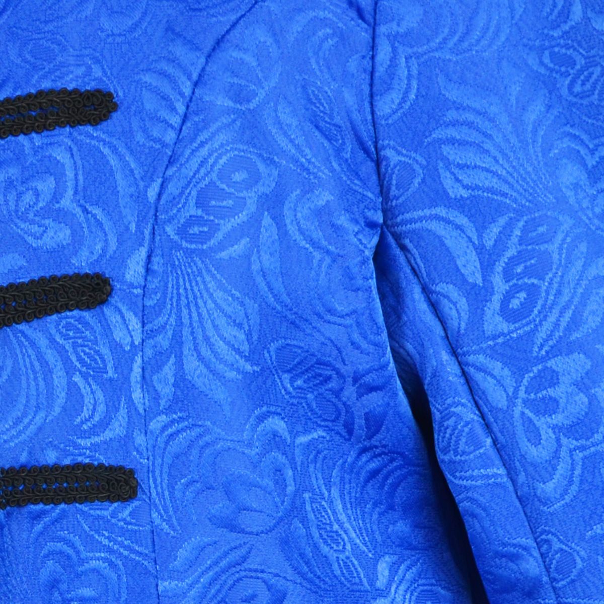 Men's Medieval Style Windbreaker Coat Vintage Lapel Jacquard Medium Length Trench Coat Halloween Party Costume Retro Outerwear