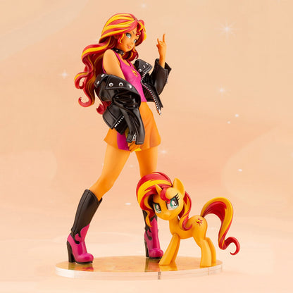 My little Pony Bishoujo Rarity Sunset Shimmer Applejack Twilight Sparkle Pinkie Pie Anime PVC Action Figure Toy Collection Doll