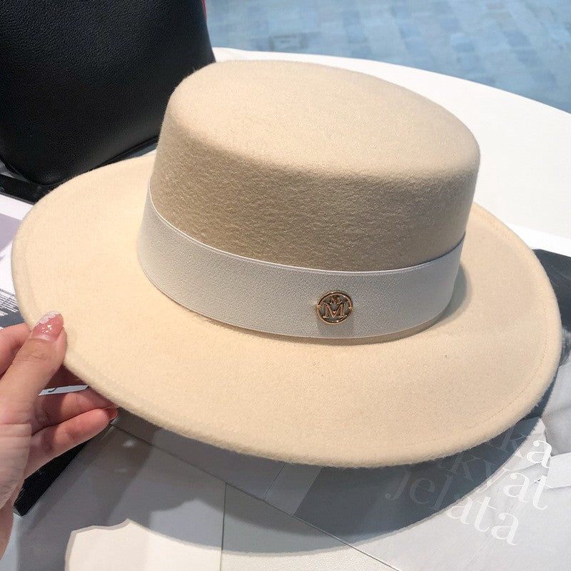 primavera outono moda praia 2025 Chapéu feminino fedora capela elegante Chapéu Panamá masculino fascinator Foto de casamento feltro Bowler novo