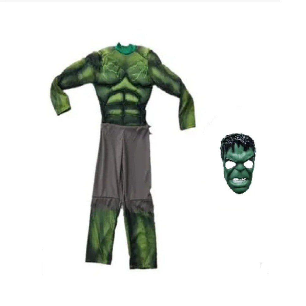 Kids Green Superheroes Anime Hulk Cosplay Muscle Costumes Boys Birthday Halloween Carnival Party Hulk Dress Up Jumpsuit