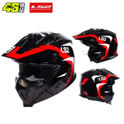 LS2 OF606 Drifter Unissex Capacete Aberto Combinado Moto Motocross Masculino Feminino Capacete de Equitação da Moda ECE R22.06