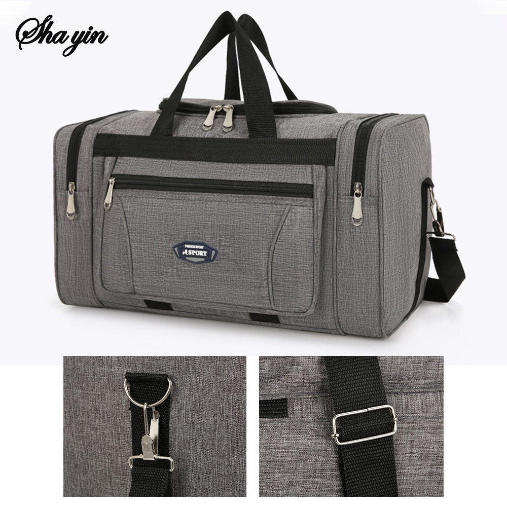 Oxford Waterproof Men Travel Bags Hand Luggage Big Travel Bag Business Large Capacity Weekend Duffle Travel Bag Fitness Bag
