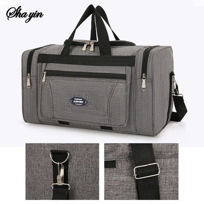 Oxford Waterproof Men Travel Bags Hand Luggage Big Travel Bag Business Large Capacity Weekend Duffle Travel Bag Fitness Bag
