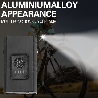 Farol de bicicleta LED T6 10W 800LM recarregável via USB com indicador de bateria para MTB, mountain bike e ciclismo de estrada, equipamento de ciclismo