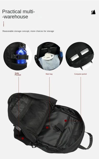 Mochila de Viagem 50L 60L 80L para Mulheres e Homens Mochila Masculina de Grande Capacidade para Viagem de Negócios Mochilas Impermeáveis ao Ar Livre Bolsa Feminina para Laptop