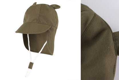 Chapéus de Sol Ajustáveis para Bebês com Proteção de Nuca - Chapéu Infantil Perfeito para Natação e Brincadeiras para Meninas e Meninos