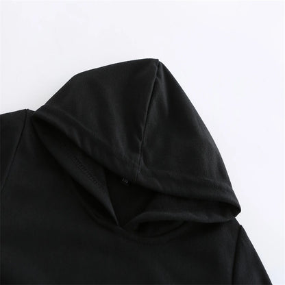 Anime Demon slaying ninja Suitable for children's hooded sweatshirt outerwear pants set autumn winter clothing for boys girls