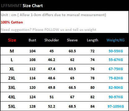 Spring Autumn Fashion Men's 100% Cotton Long-Sleeved Solid Color Premium Casual Shirt Multi Pockets 6XL Large Size Cargo Jackets