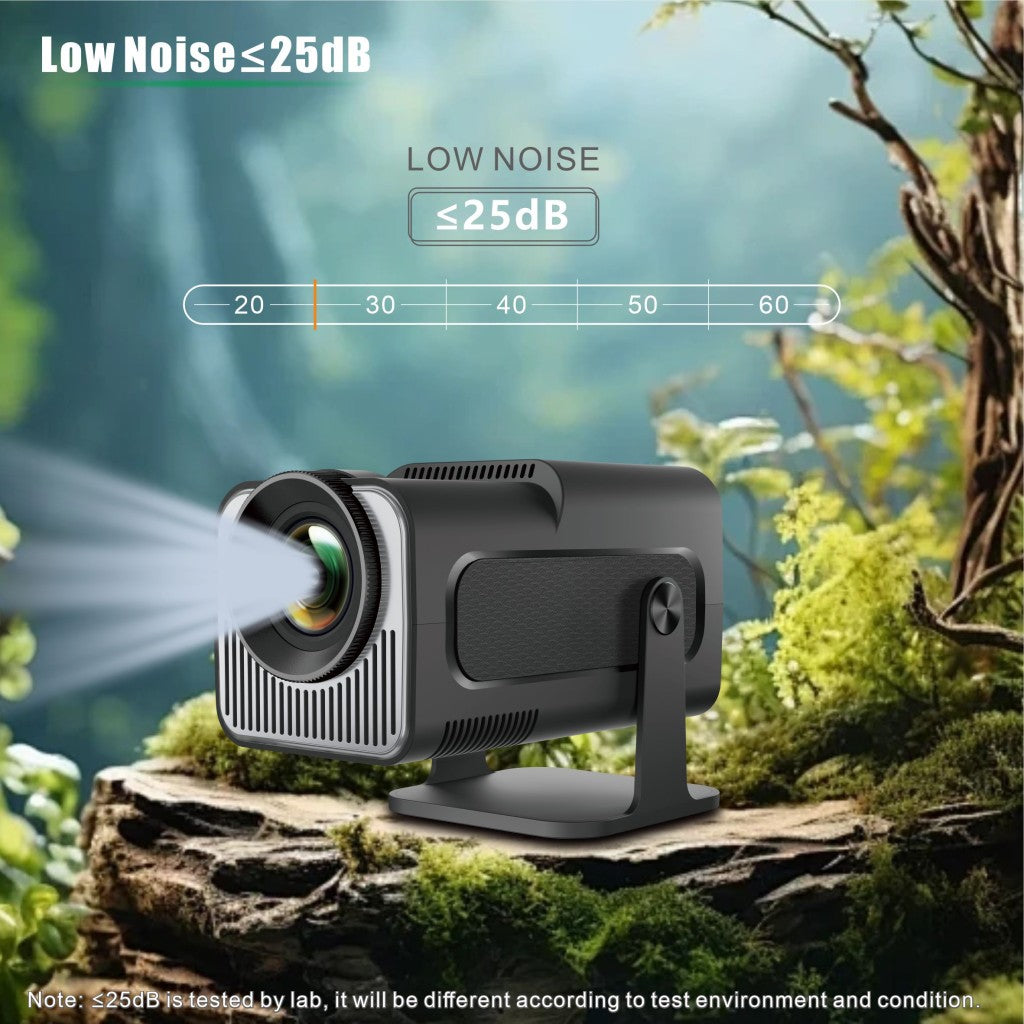 Salange HY320 MINI Projetor Android 11.0 LED Beamer Home Cinema 300ANSI 720P WIFI Smart TV HD 1080P 4K Filme