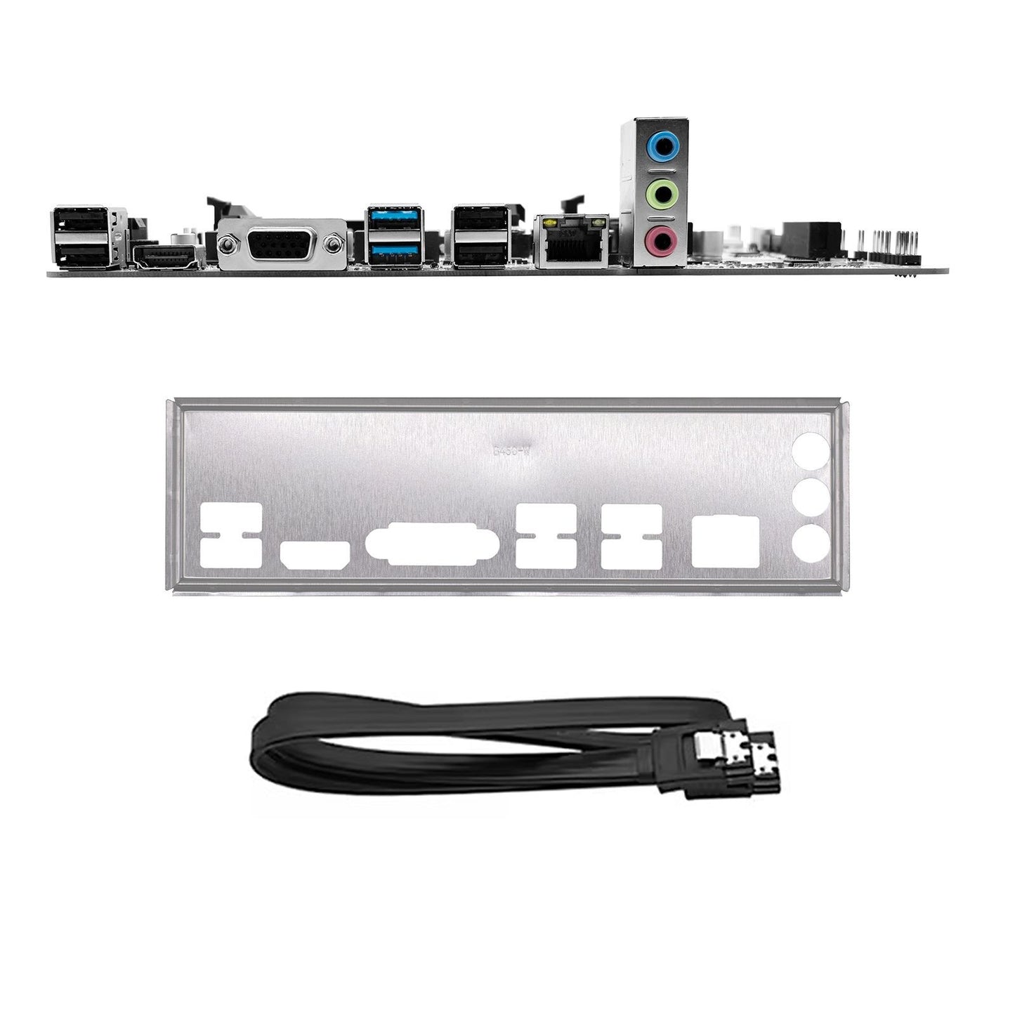 Kit Placa-mãe ZSUS B450 com Ryzen R5 5600 Memória DDR4 1*16GB 3200MHz Placa-mãe AM4 M.2 NVME