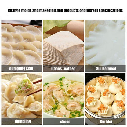 Máquina Elétrica para Fazer Massa de Dumpling Roti Wonton, sem Desperdício, Eletrodoméstico de Cozinha para Uso Doméstico
