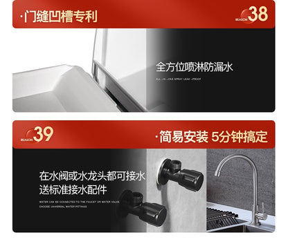 dishwasher spraying up and down small household automatic desktop intelligent drying and disinfection