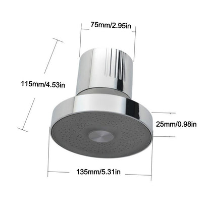 Pressurized Healthier Hair Filtered Shower Head Protect Hair Reduce Hair Shedding Shower Filter Removes Chlorine