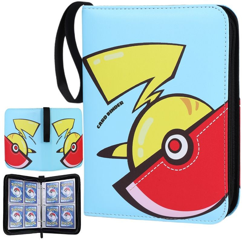 Stock Pokemon Card Binder 400 Pocket Anim Card Holder Album Trading Card Holder Protector Notebook Binder For Cards Collection