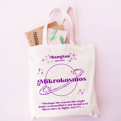 Bangtan Fashion Print Canvas Tote Bag, Reusable Shopper Bag, Versatile Shoulder Bag, Versatile Handbag For Men, Gift For Her