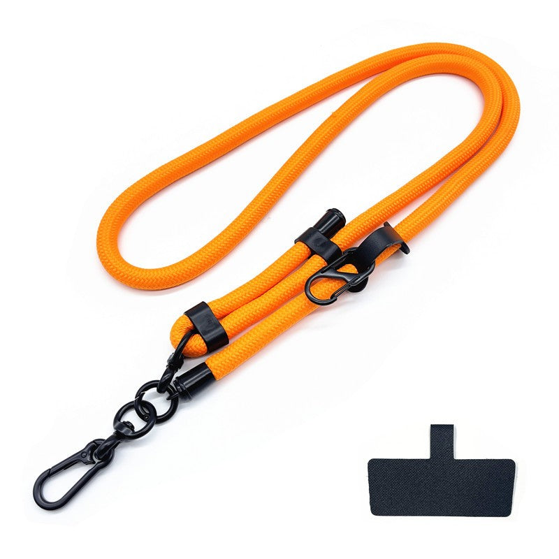 Cordão de Telefone Ajustável 1 Cm de Diâmetro Capa Universal Externa Transversal Ombro Cartão Corda de Pescoço Clipe Alça de Pulso Anti-perda