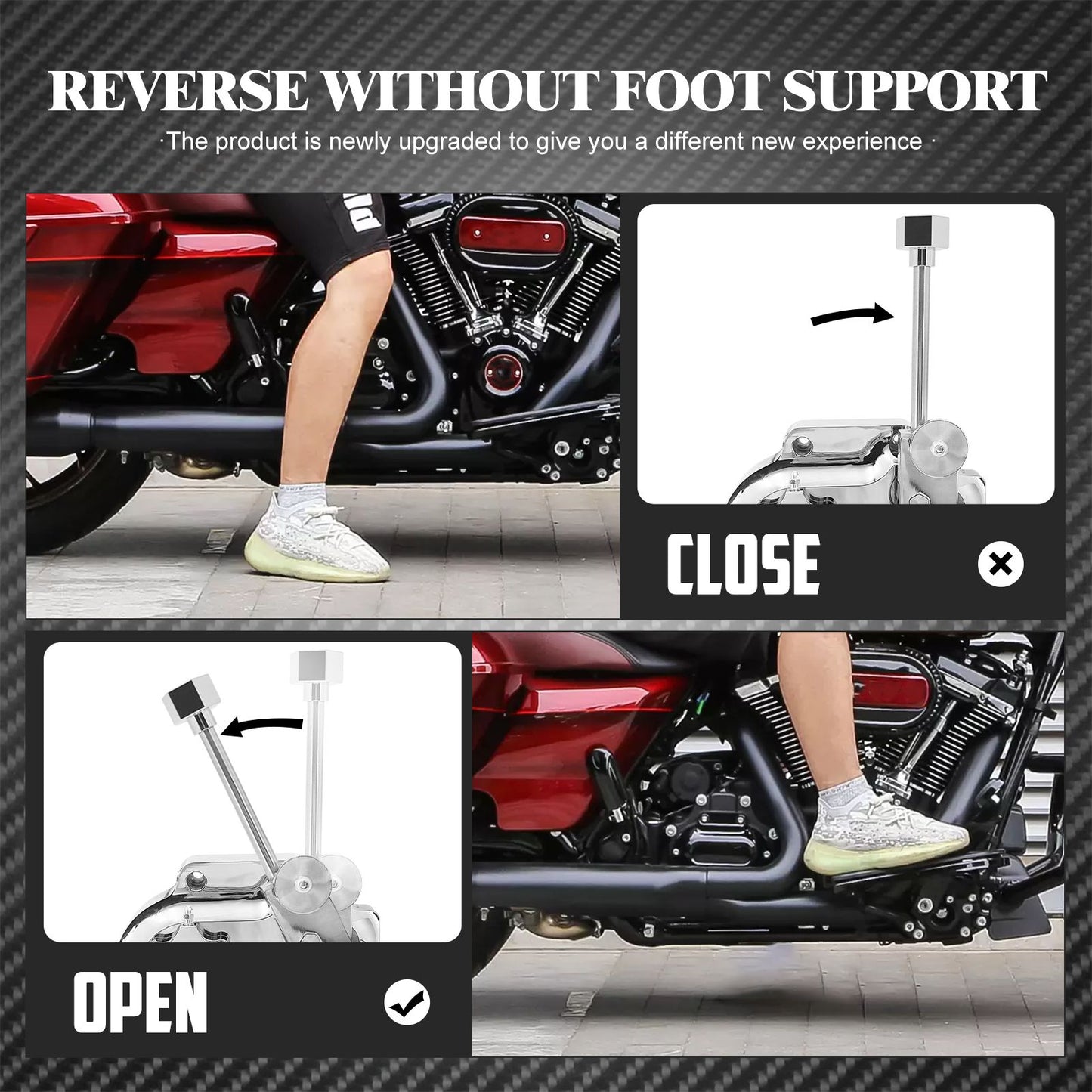 Embreagem de marcha à ré que economiza mão de obra para motocicleta, refit da embreagem de velocidade traseira para Harley Touring Street Glide FLH 08-23 Softail Breakout
