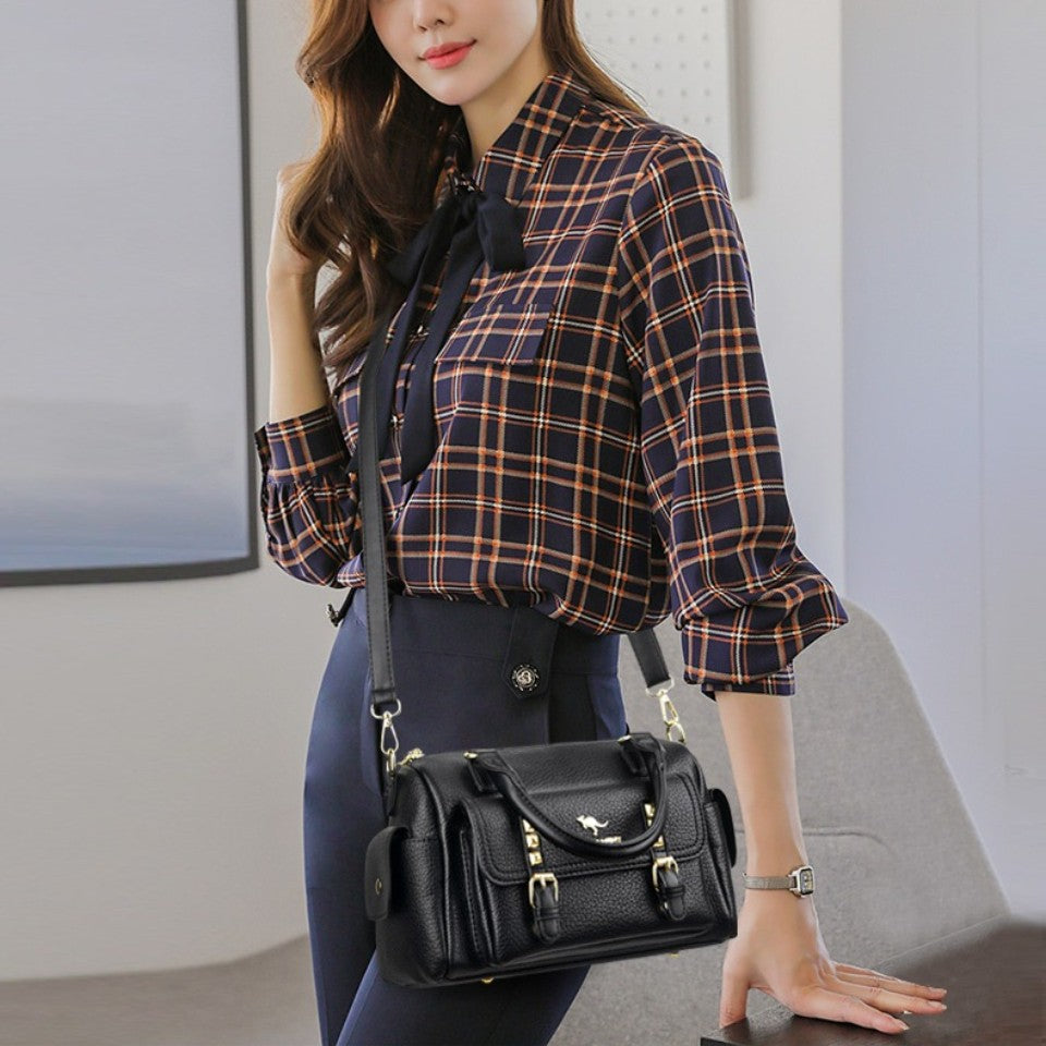 Luxury Designer Soft Pu Leather Shoulder Crossbody Messenger Bags for Women 2026 High Quality Casual Ladies Purses and Handbags