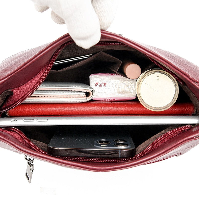 High Quality Leather Shoulder Bags for Women Small Cossbody Bag Women Bags Luxury Designer Female Purses and Handbags Sac A Main