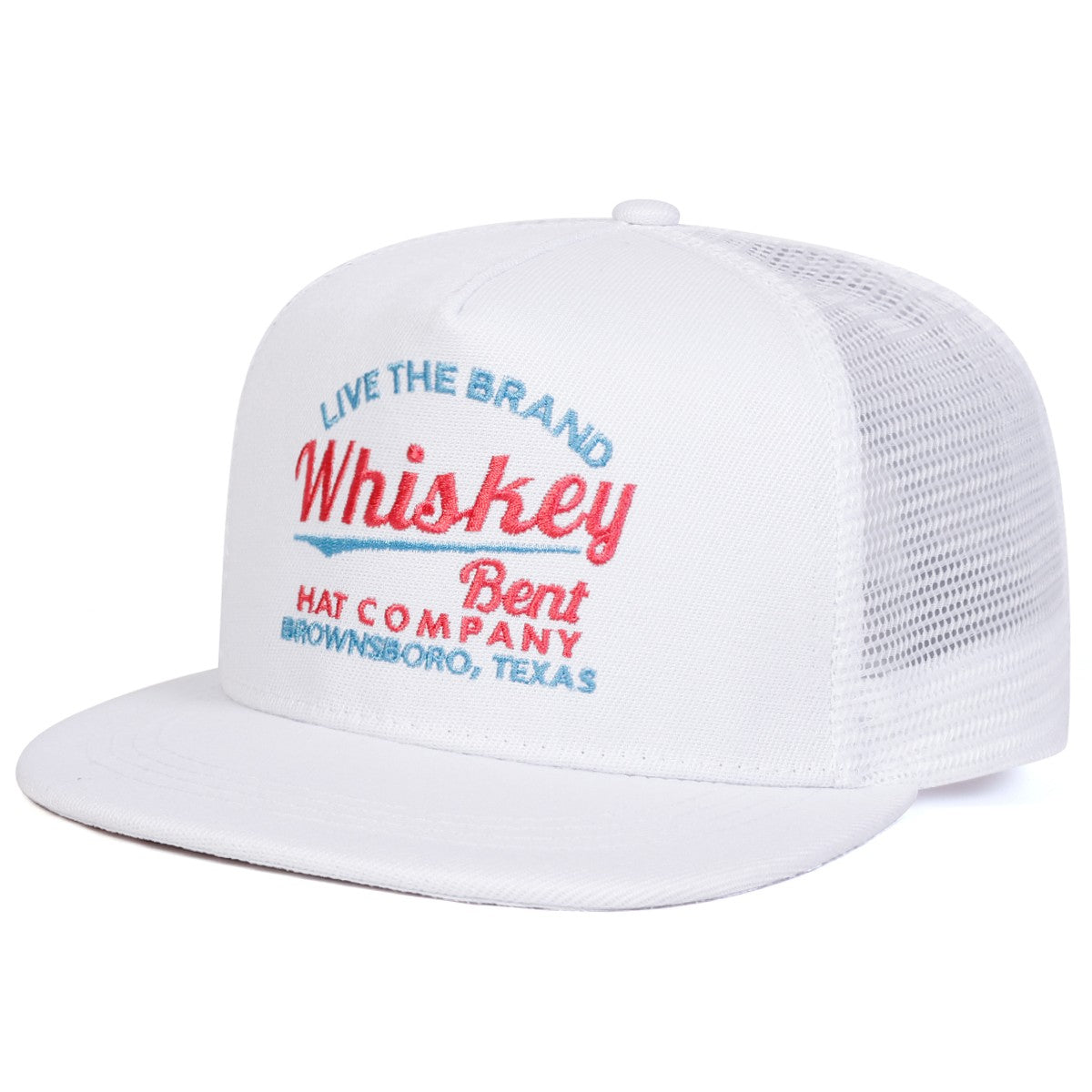 Chapéu Unissex WHISKEY BENT com Bordado de Letra, Estilo Hip-hop, Chapéus de Rede Primavera Verão, Ajustáveis, Casuais, Bonés de Beisebol, Chapéu de Proteção Solar