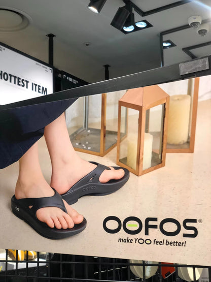 OOFOS NEW Sandals - Lightweight Recovery Shoes Slippers Men Women Soft Bottom Indoor Home Slides Sandals Light Beach Shoe