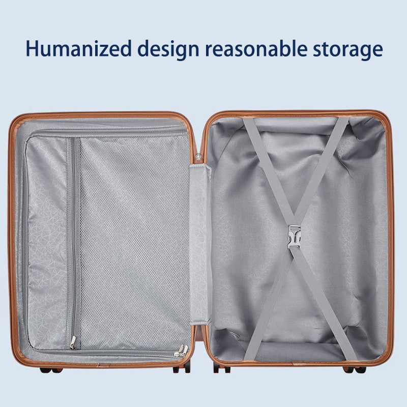 Conjunto de Bagagem de 20/24/28 Polegadas, 5 Peças de Bagagem ABS com Nécessaire e Bolsa de Mão Leve 2,6KG para Viagens em Família e Férias
