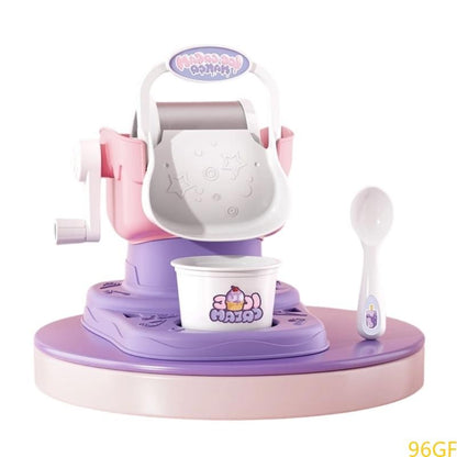 96GF Máquina de Sorvete Manual para Sobremesas Congeladas Caseiras Brinquedo Criativo de Cozinha Educacional para Crianças