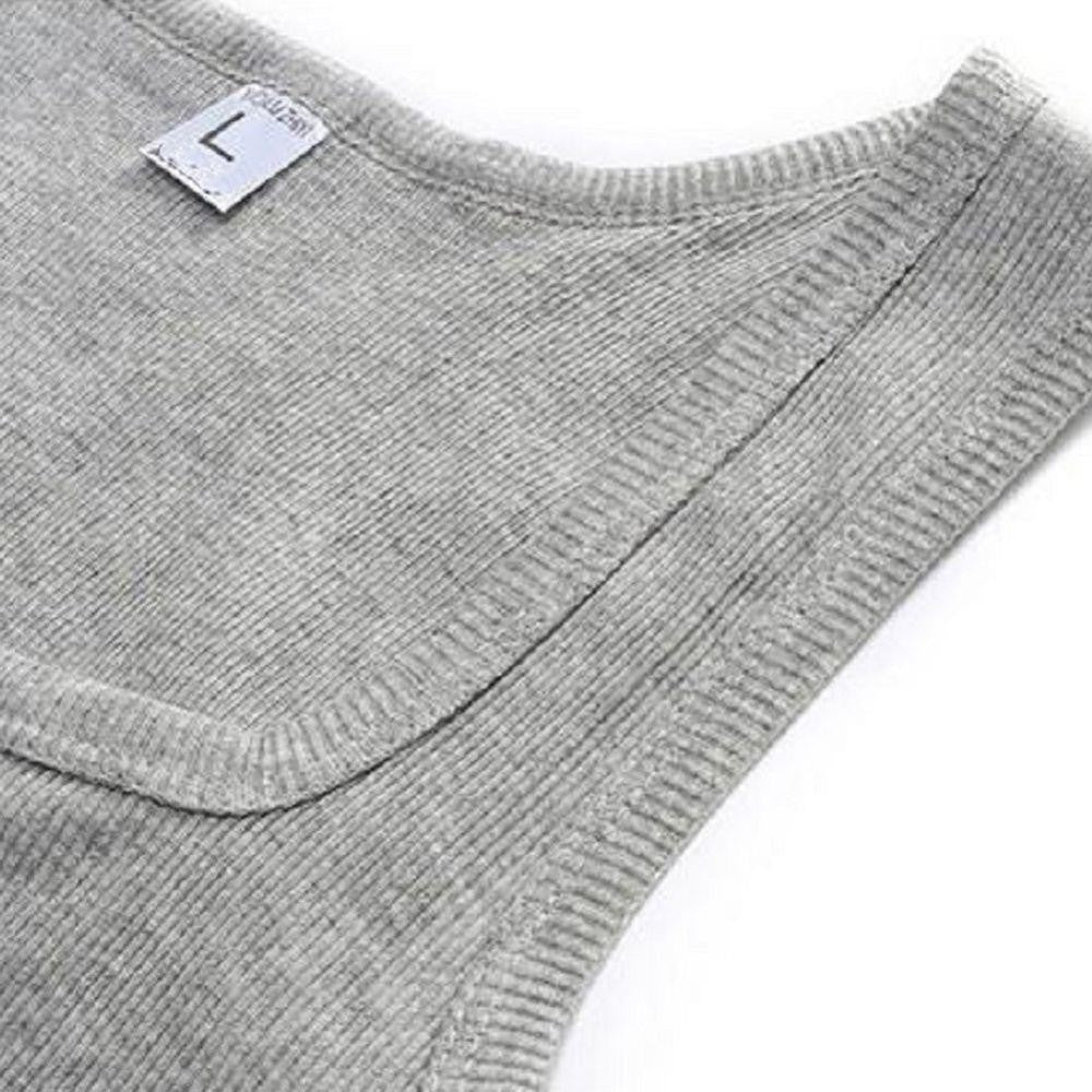 3pcs/lot Cotton Mens Tank Tops Sleeveless Solid Muscle Vest Undershirts Men's Clothes U-neck Gym Clothing Women Sleeveless Shirt