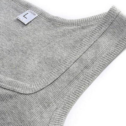 3pcs/lot Cotton Mens Tank Tops Sleeveless Solid Muscle Vest Undershirts Men's Clothes U-neck Gym Clothing Women Sleeveless Shirt