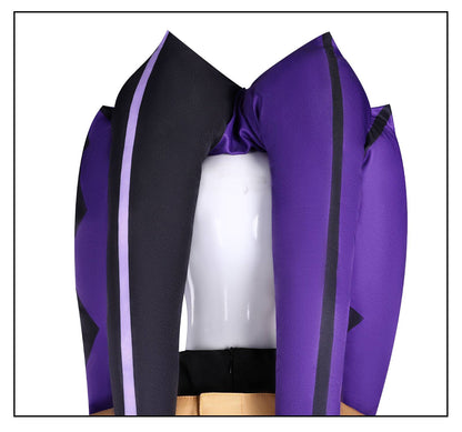 The Freak Circus Pierrot Jester Harlequin Cosplay Costume for Game Adult Clown Joker with Mask Halloween Carnival Outfits