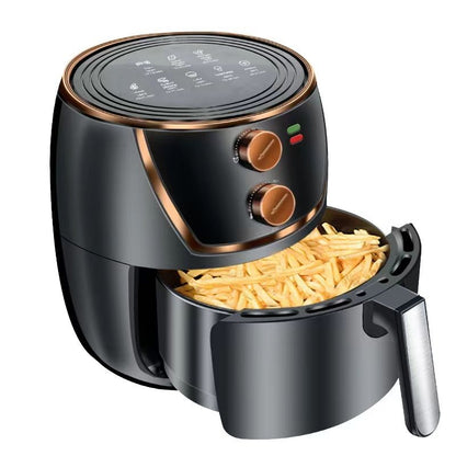 Large-capacity visual air fryer household new multi-function automatic intelligent oil-free oven integrated electric fryer