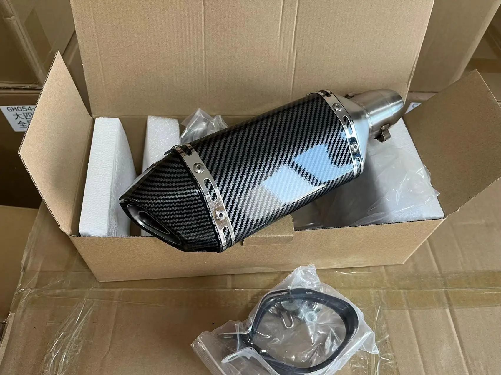 51mm Escape Moto Tube Motorcycle Exhaust Muffler