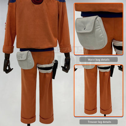 HOLOUN Anime Uzumaki Cosplay Costume Teenager Period Jacket Pants Bag Cos Convention Gift Unisex Adult Version