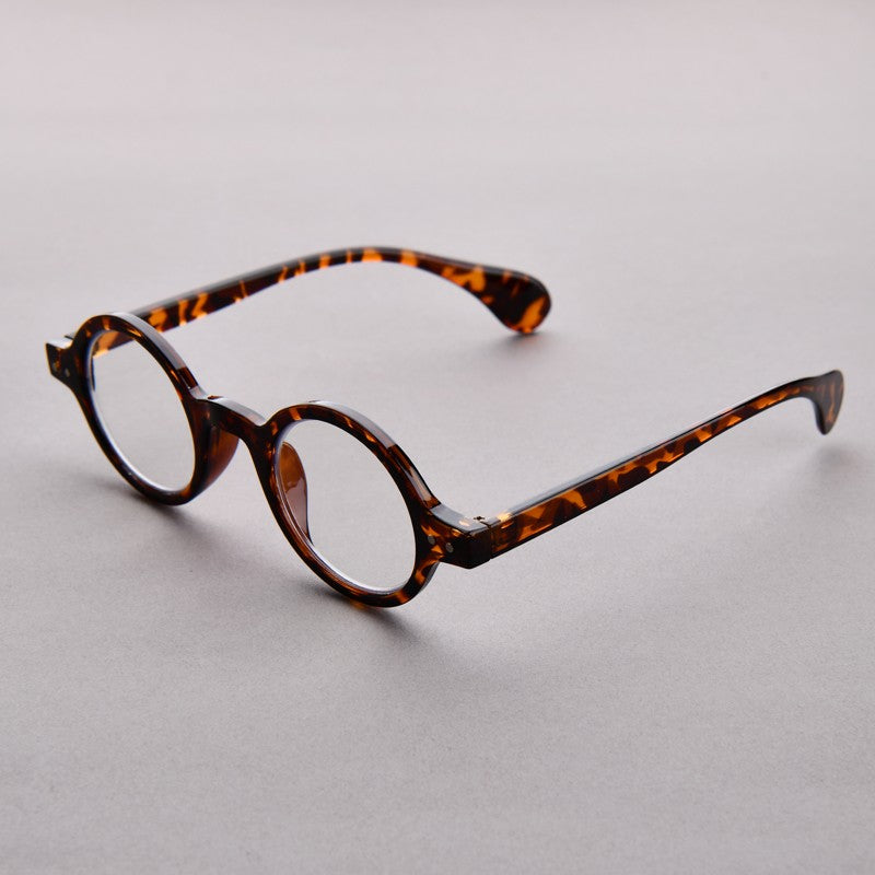 Vintage Round Frame Reading Glasses For Women's Anti Blue Light Eyeglasses For Men Diopters +1+1.5+2+2.5