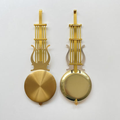 Quartz Clock Swing Metal Pendulum Bob Hammer Gold DIY Grandfather Wall Clock Repair Kits