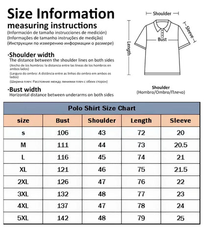 Polo shirt fashion men gradient line summer short sleeved casual daily collar top striped men's clothing top