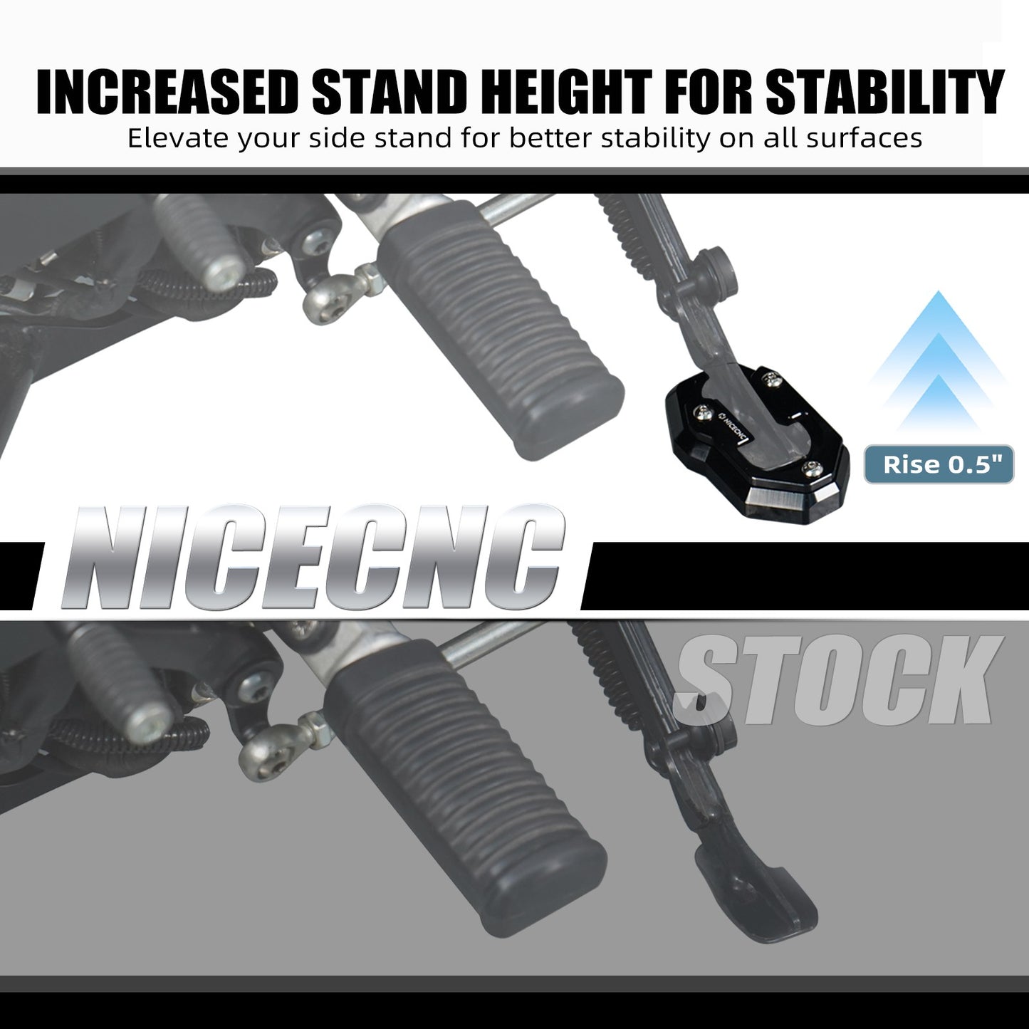 Para Harley Sportster S RH1250S Suporte Lateral Extensor de Pé Para Harley Sportster S RH1250S 2021-2024 2023 2022